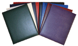 Blank unimprinted diploma covers in stock in 9 colors.
