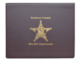 Vinyl Heat Sealed Diploma Holders with imprinted logos.